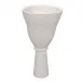 Vase, White Fiber Cement