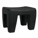 Sumo Stool Black Burnt