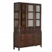 Colonial Hutch, Hand Rubbed Brown