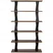 Mood Bookcase, Ebony and Dark Walnut