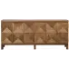 QS Quadrant 3 Door Sideboard, Dark Walnut