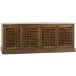 Genti 4 Door Sideboard, Dark Walnut