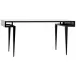 Stiletto Desk, Black Metal