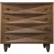 QS Diamond Chest, Dark Walnut