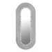 Luna White Washed Oval Mirror