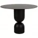 Wanda Dining Table, Black Metal