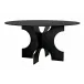 Element Dining Table, Black Metal