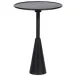 Qs Hiro Side Table, Black Metal