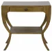 Maude Side Table, Saddle Brown