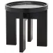 Gavin Side Table, Hand Rubbed Black