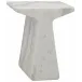 Finn Side Table, White Stone