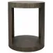 Chrysler Side Table, Aged Brass