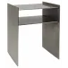 Cyrus Side Table, Antique Silver