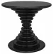 Scheiben Side Table, Hand Rubbed Black