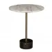 Santosha Side Table with Stone Top