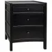 Hampton Night Stand 24", Hand Rubbed Black