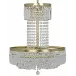 St. Petersburg Chandelier, Antique Brass, Metal and Glass
