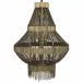 Domo Chandelier, Metal with Brass