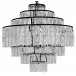Satellite Chandelier, Black Metal