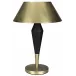 Blau Table Lamp, Brass with Black Metal Detail