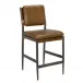 Wooster Counter Chair, Cuba Brown Leather