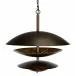 Nora Chandelier, Metal with Aged Brass Finish