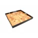 Lacquer Mappa Burl Large Square Tray 22 x 22 x 2"H