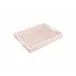 Lacquer Paris Pink/White Trim Reiko Tray 12" x 15" x 2"H