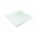 Lacquer Duck Egg Blue/White Square Tray 14" x 14" x 2"H