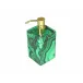 Lacquer Malachite Lotion Pump 3" x 3" x 5"H