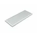 Lacquer Cool Gray/White Trim Long Vanity Tray 7" x 17" x 1.5"H