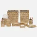 Andria Smoked Capiz Bath Accessories