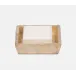 Andria #Dnr# Smoked Soap Dish Square Tapered Capiz