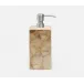 Andria Smoked Soap Pump XL: 3.5"L x 2.5"W x 8.5"H