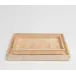 Andria Smoked Trays 13"L x 10"W x 1"H, Set of 2