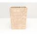 Andria Smoked Wastebasket Square: 9"L x 9"W x 11"H