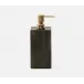 Arles Dark Xl Soap Pump Square Straight Faux Horn