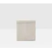 Arles White Canister Square Straight Faux Horn