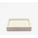Bruges Sand Soap Dish 6"L x 4"W x 1"H