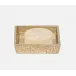 Callas Gold Soap Dish Square Straight Lacquered Eggshell