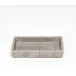 Callas Silver Soap Dish Rectangular Straight Lacquered Eggshell