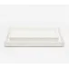 Callas White Nested Trays Rectangular Tapered Lacquered Eggshell, Set Of 2