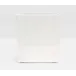 Callas White Wastebasket Rectangular Tapered Lacquered Eggshell