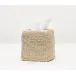 Chelston Bleached Tissue Box Square Straight Abaca Fiber