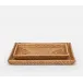 Dalton Brown Nested Trays Rectangular Tapered Rattan, Set Of 2