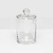 Darby Clear Small Canister Handblown Glass