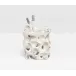 Enna Natural Oyster Brush Holder 4.5"L x 4.5"W x 5"H