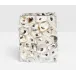 Enna Natural Oyster Wastebasket Square: 8.5"L x 8.5"W x 11.5"H