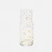 Faro Clear/Multicolor Dots Cylinder Carafe Hand-Blown Glass