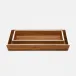 Harper Dark Teak Trays 13"L x 10"W x 1.5"H, Set of 2